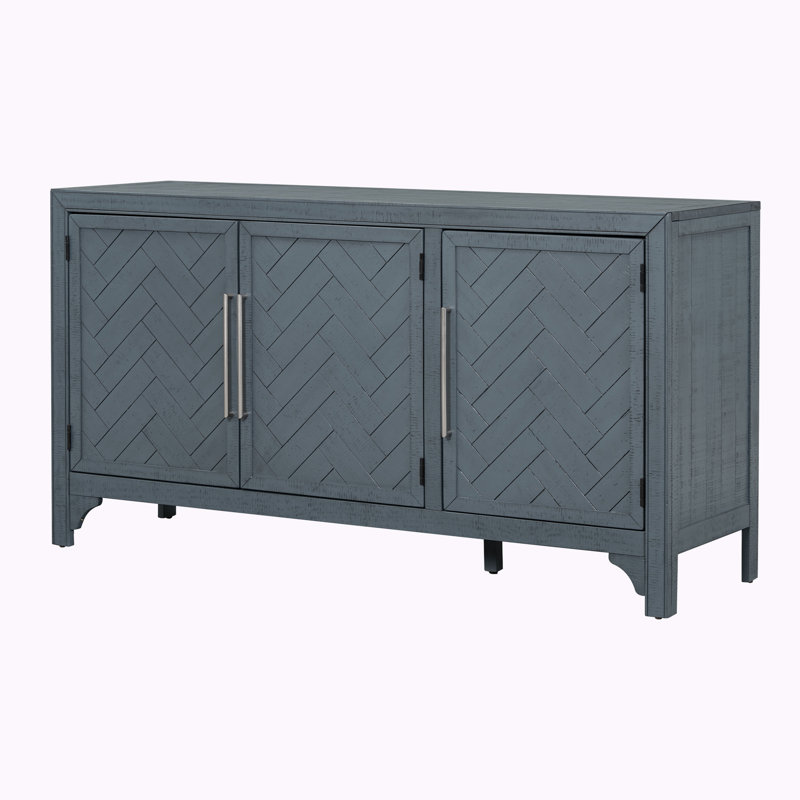 Storage Console Table, Blue