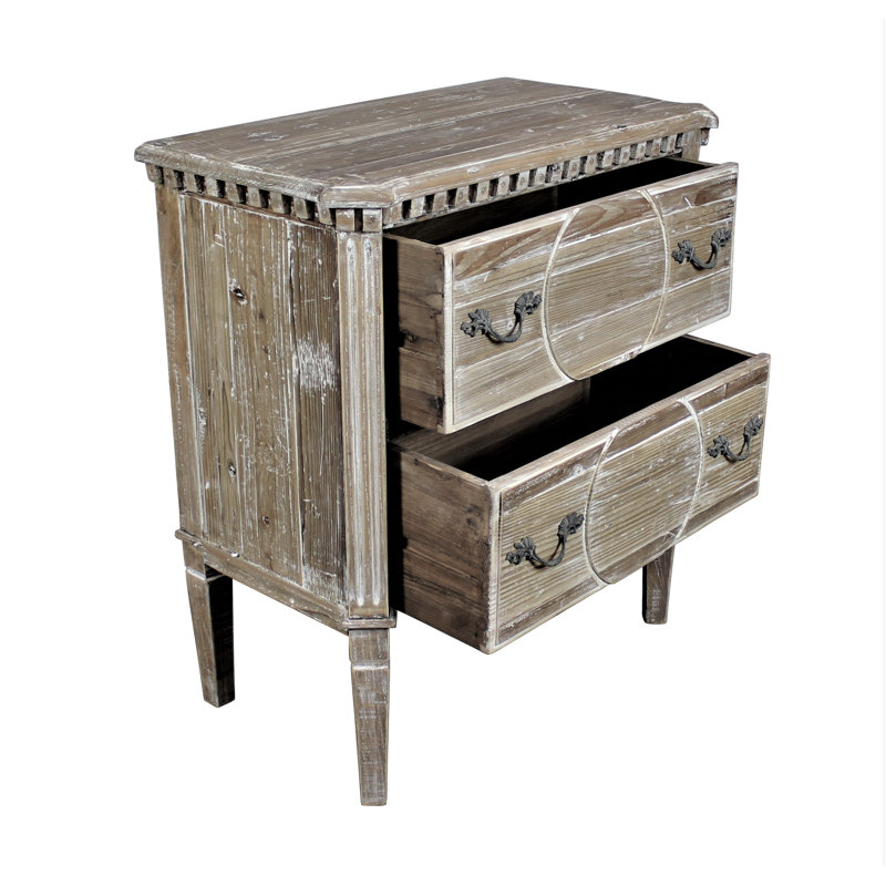 Commode anglaise 2 tiroirs Cora