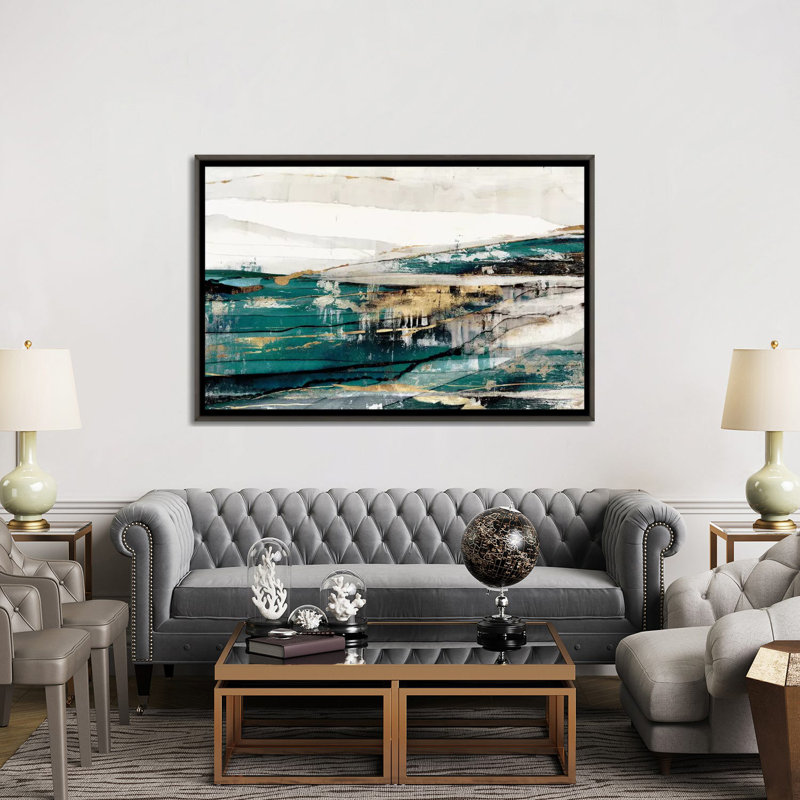 San Francisco Pastel Skylines - impression d'art graphique, Aucun mat, H 40 po x l 60 po x 1,5 po, Toile tendue