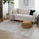 Ingleby Grey Distressed Ornamental Area Rug