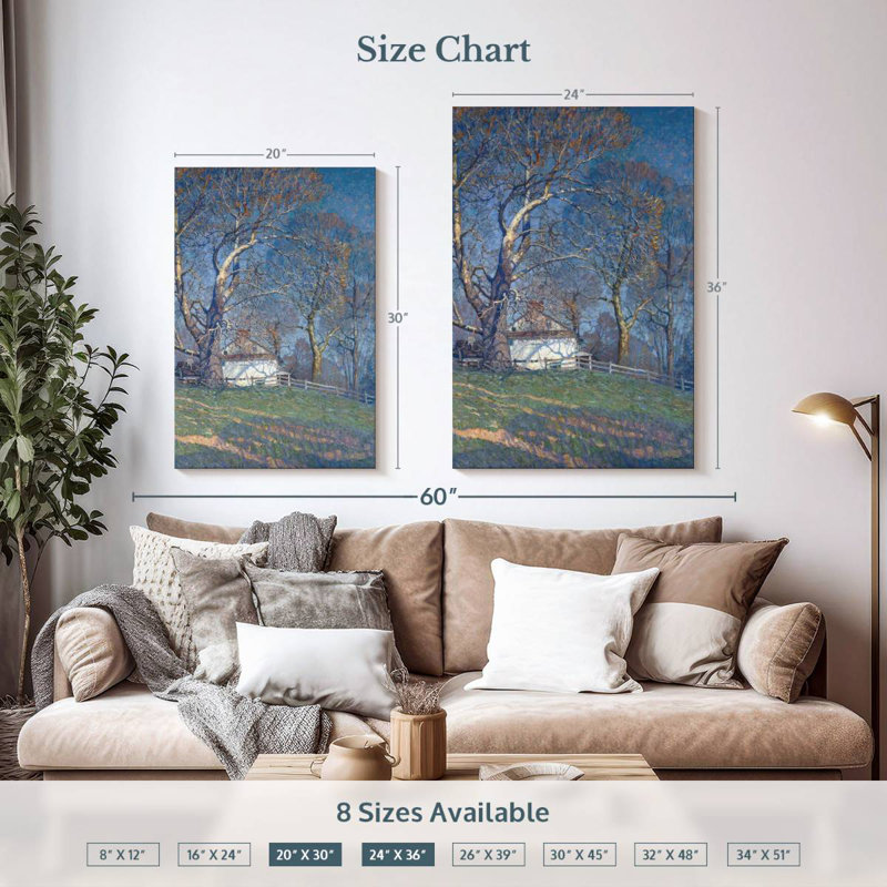 Lilie Buttonwood Farm, 36" H x 24" W