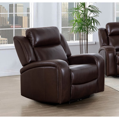 Fauteuil inclinable en cuir italien Logan