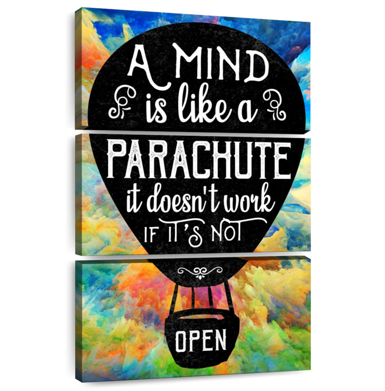 Citation de Tergel Like A Parachute, H 32 po x l 20 po