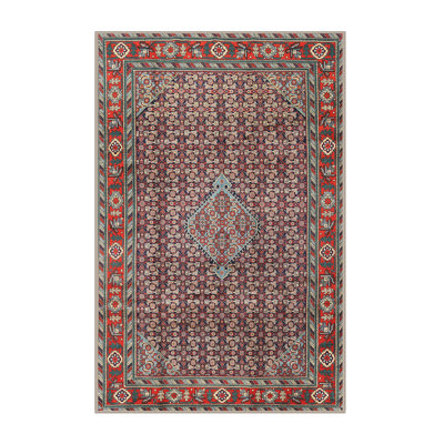 Tapis de style oriental rouge