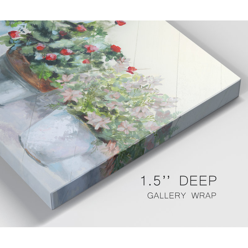 Cottage Cottage - Impression sur toile tendue, H 40 po x l 30 po x P 1 po