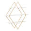 3 Piece Diamond Floating Shelf