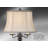 Fanale 31" Gunmetal with Blue Marble Table Lamp with USB Port-1735325930