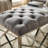 Gaudet Velvet Ottoman