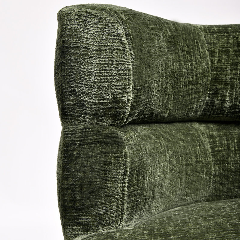 Upholstered Side Chair, Green