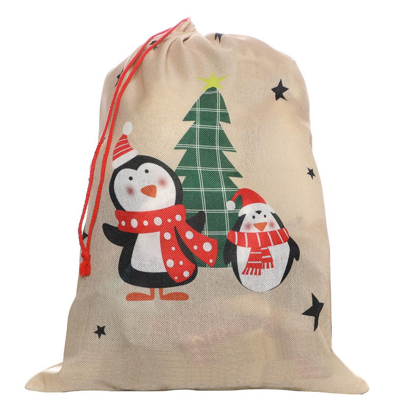 Skip and Rolo Childrens Penguin Christmas Sack