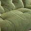Coussin modulaire en polyester vert