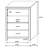 Brantford 4-Drawer Bedroom Chest Barrel Oak-107079426