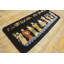 Antique Artistic Chinese Figural Scholars Pattern Art Deco Hallway Runner Rug