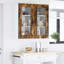 Vidaxl Kitchen Wall Cabinet Black 40 X 31 X 80 Cm Engineered Wood-121217673