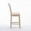 Ensemble de 2 tabourets de bar en bois massif avec tabourets de bar en bois massif