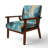Berdahl Marble Upholstered Armchair-424907467-463376177