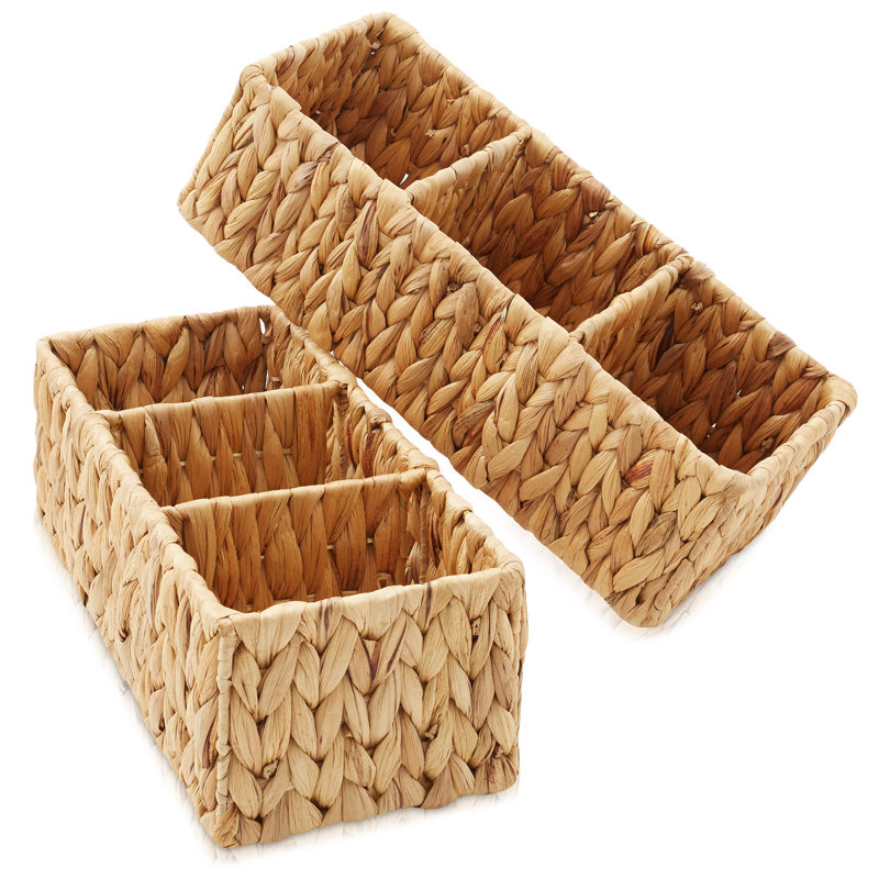 Casafield Seagrass Decorative Basket, Natural