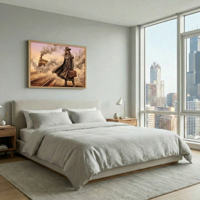 Ensemble de 1 toile murale Steampunk Adventure