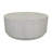Rustic Gray 42" Round Coffee Table with Sculptural Cylindrical Design-109083867