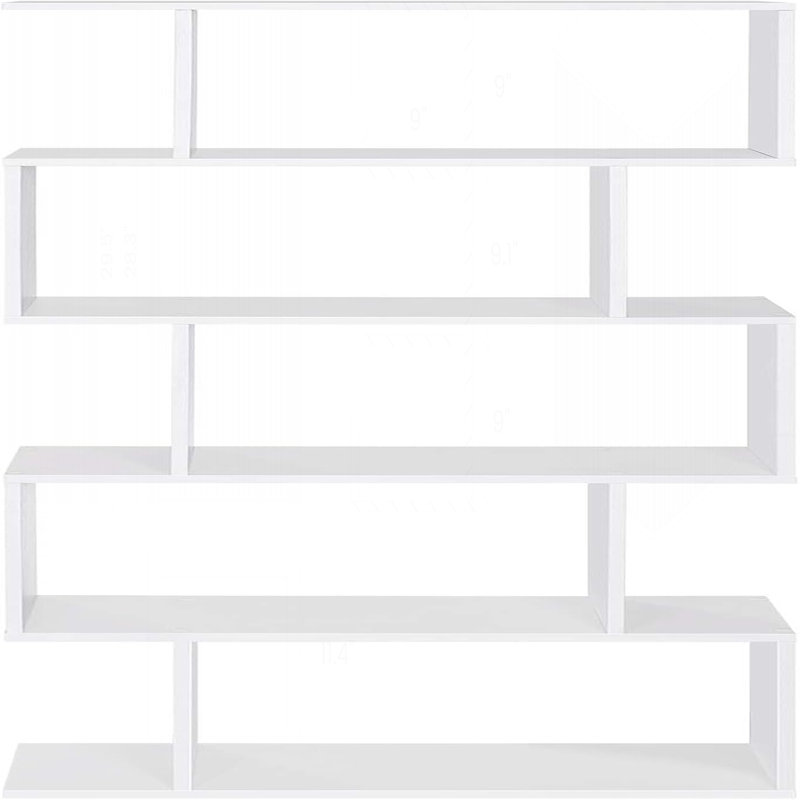 Versatile Multi-functional White Bookshelf for Home Organization