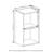 Furinno Pasir 2-Tier Open Shelf Bookcase, Blackwood-1134752020-1135729354