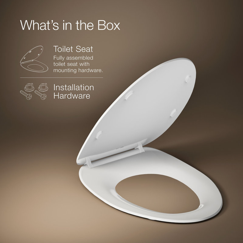 Papyrus Quiet-Close Elongated Toilet Seat