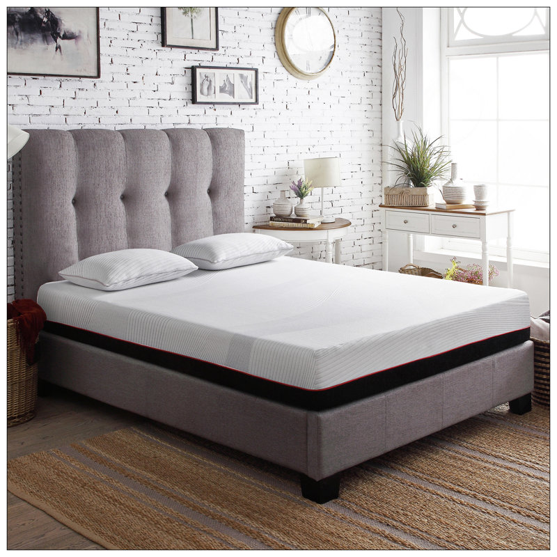 Matelas en mousse viscoélastique imprégnée de cuivre 10 pouces