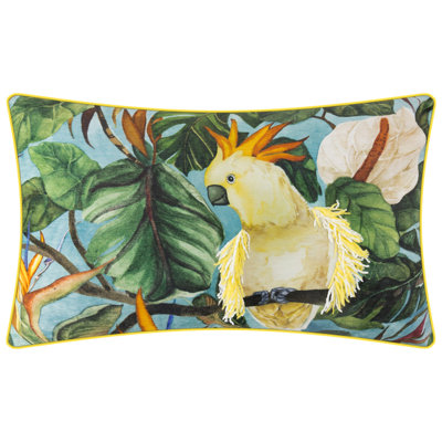Housse de coussin décoratif en chenille 14 x 24 po