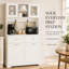 Armoire de cuisine avec tablettes réglables, pour la cuisine et le salon-2048998989