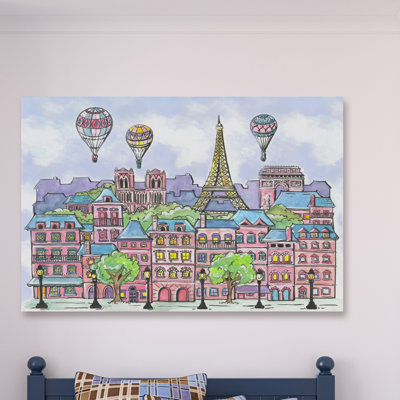 « paris balloons » par reesa qualia, reproduction d’art sur toile tendue