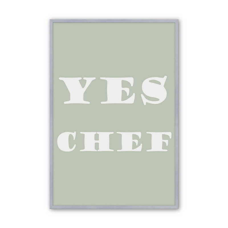 Oui, chef II, H 37,25 po x l 25,25 po, Chrome poli