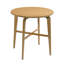 Tables de salle à manger en bois naturel (table seulement, sans chaises, avec plateau et pieds), cuisine moderne ronde 35,43