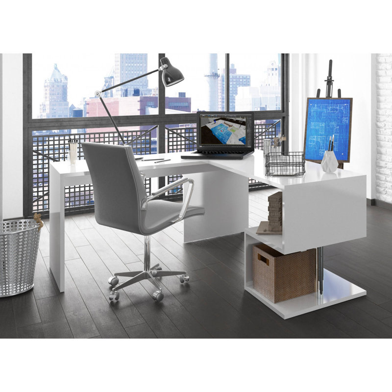 Genkei Computer Desk, White
