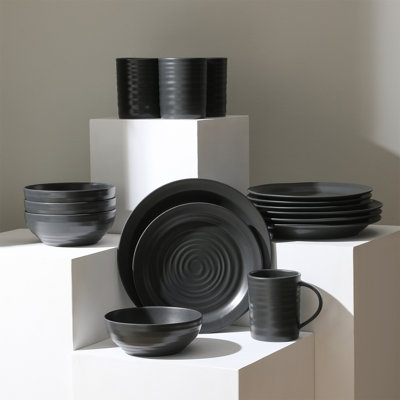 Stone Lain Orbit 16-Piece Dinnerware Set Stoneware