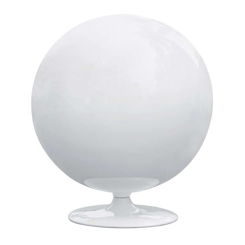 Fauteuil Globe, noir, Noir 100 % coton