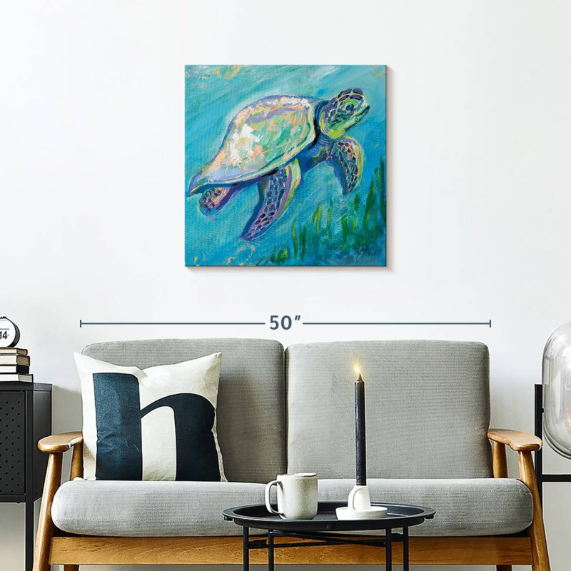 Tortue de mer Brampt, H 24 po x l 24 po