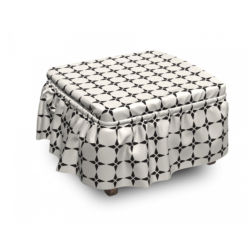 Housse pour repose-pieds geometry stars