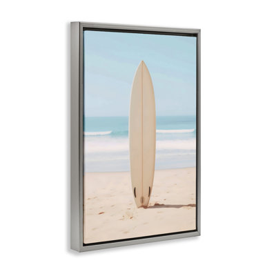Neutral Centered Surfboard Floating Frame, design by LSR Design Studio