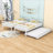 Davyan Twin Over Twin Wood Bunk Bed with Twin Trundle-367469987