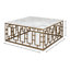 Brass Gate Solid Wood Coffee Table