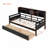 Daybed, Wood Slat Support, with Bedside Shelf and Two Drawers-1247443242-1269038337