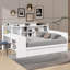 Lit de jour en bois avec 3 tiroirs, ports USB et bureau-104831537-104831534
