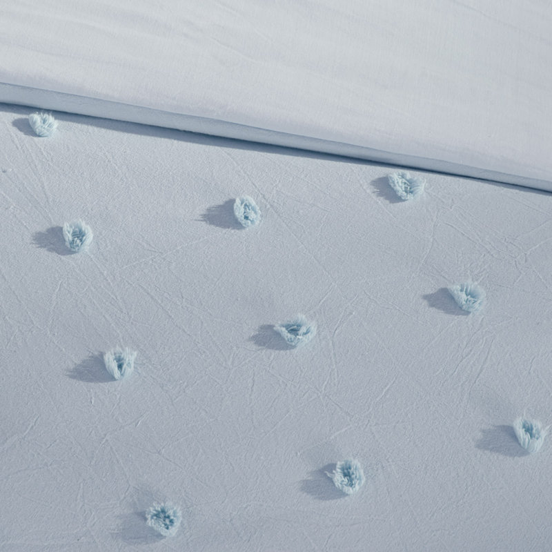 Ensemble d'édredon en coton , Édredon double/grand + 4 pièces additionnelles, Bleu