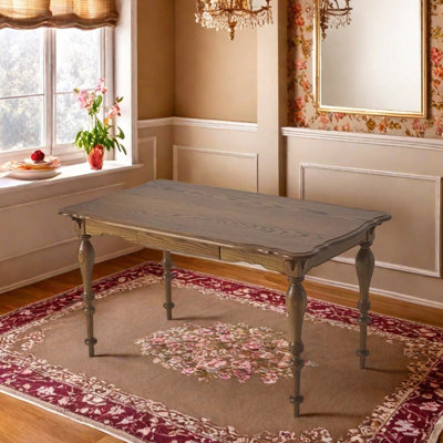 Retro Durable Household Dining Table With Draers