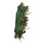 Couronne de Noël non éclairée Kurt Adler, ruban doré, rouge et vert, 24 po