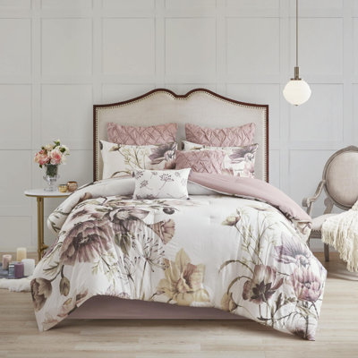 Ensemble d'édredon en coton percale 8 pièces