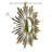 Lightweight Silver Mirror Pu Sunburst Design For Bathroom, Bedroom, Or Entryway Decor
