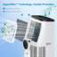 Porte-affiche en forme de A 15 000 BTU avec chauffage Homhougo