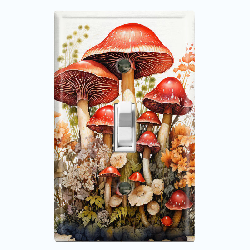 Nature Themed 1 - Gang Toggle Light Switch Standard Wall Plate