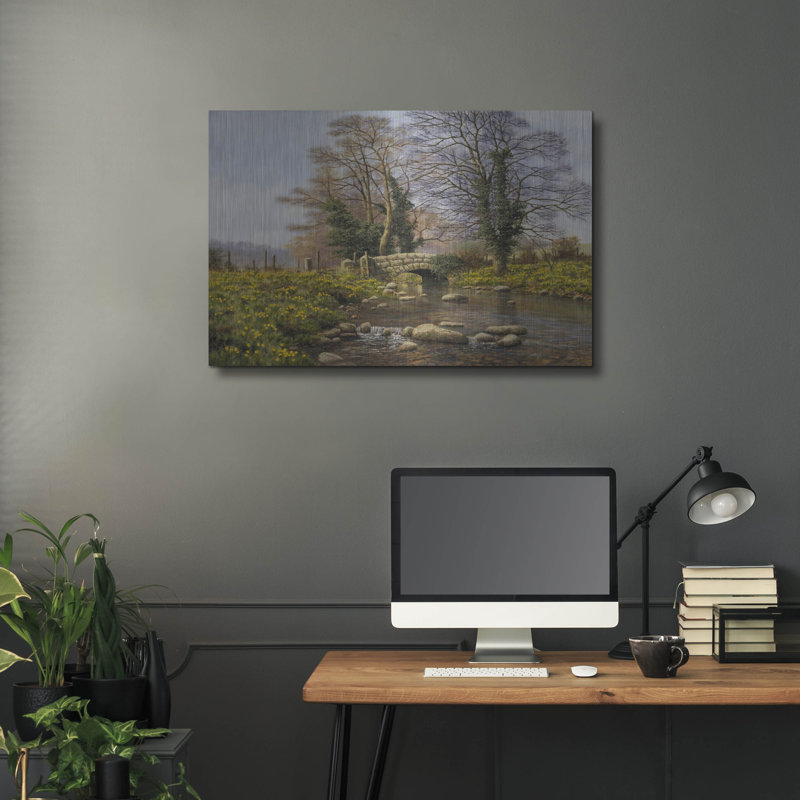 «Daffodil Bridge» par Bill Makinson, H 24 po x l 36 po